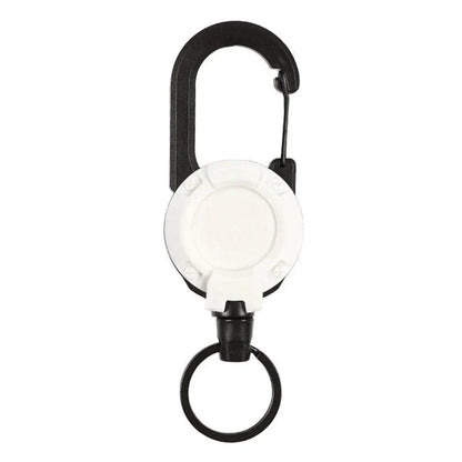 Outdoor Automatic Expandable Wire Rope Luya Theft Protection Tactical Keychain | Bowlift