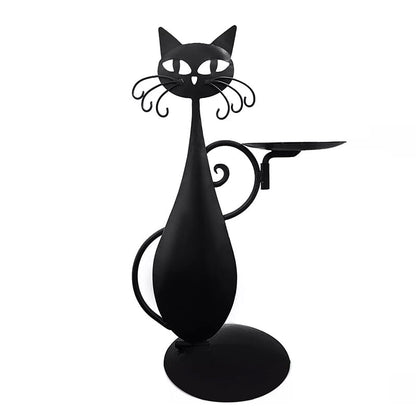 Black Cat Candle Holder | Skanto