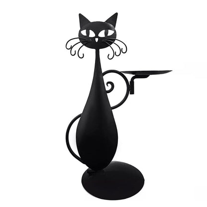Skanto | Black Cat Candle Holder