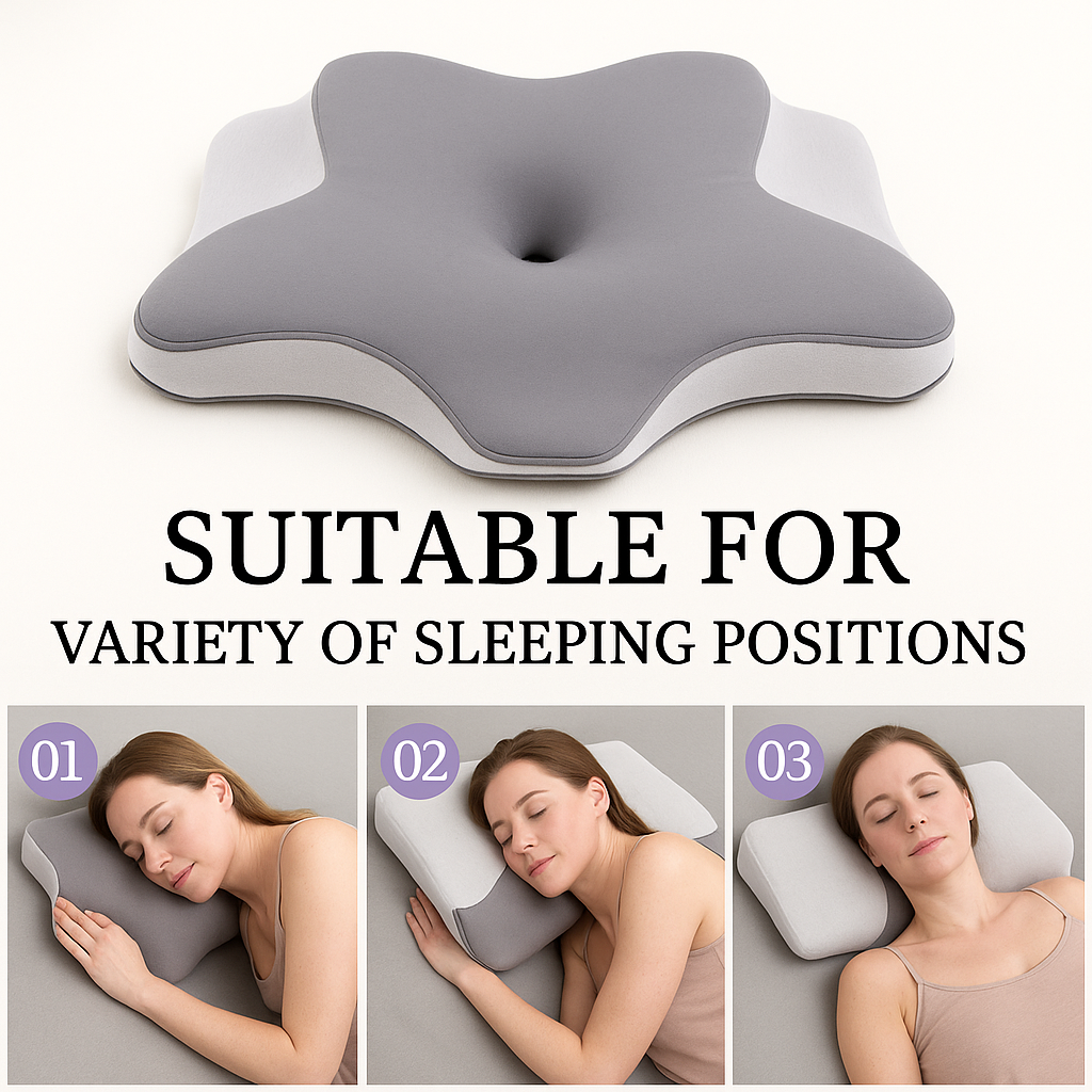Skanto Skanto | Butterfly Memory Foam Ergonomic Pillow