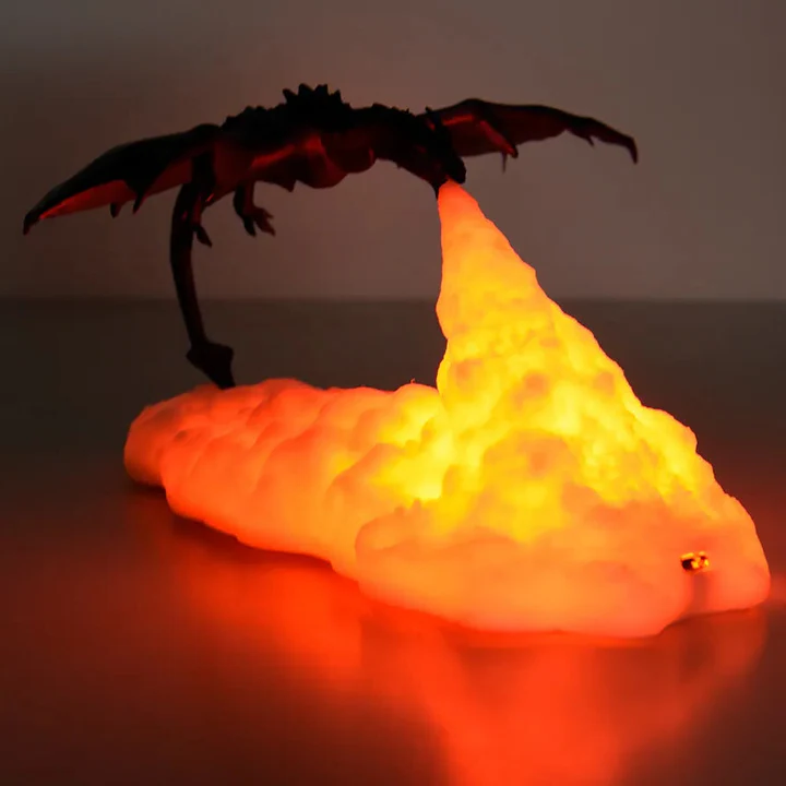 Skanto | Fire-Breathing Dragon Lamp