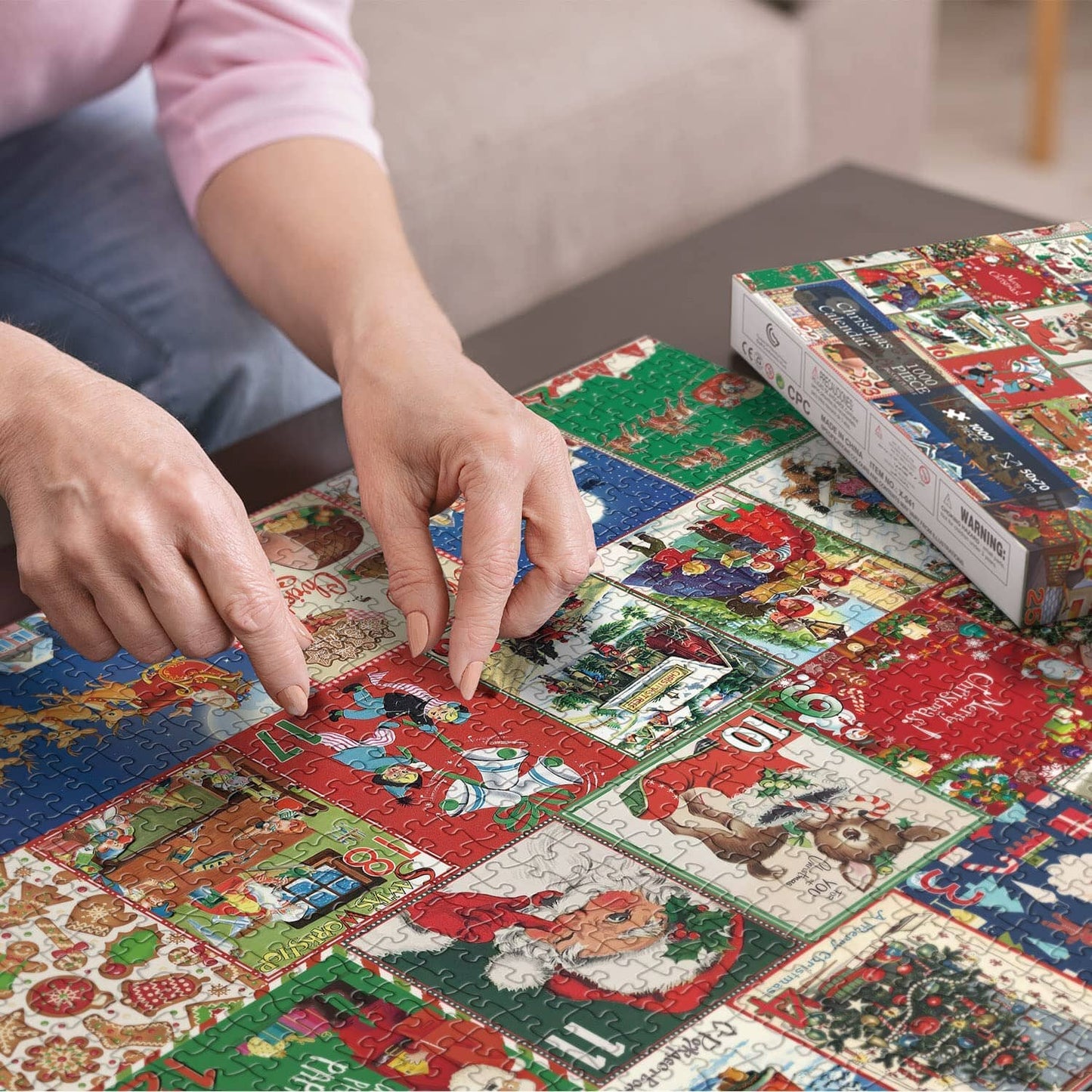Skanto | Christmas Advent Calendar Puzzle Game 1000 Pieces