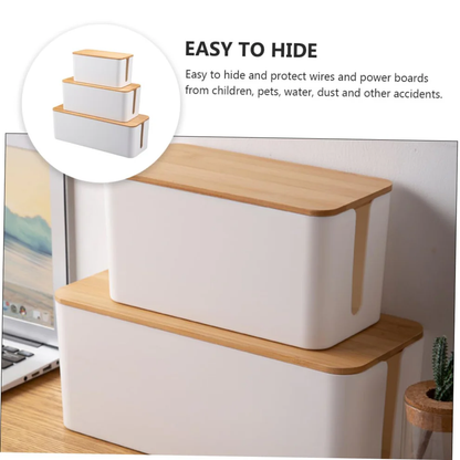 BowLift | Wire Organizer Box for Tidy Cable Management