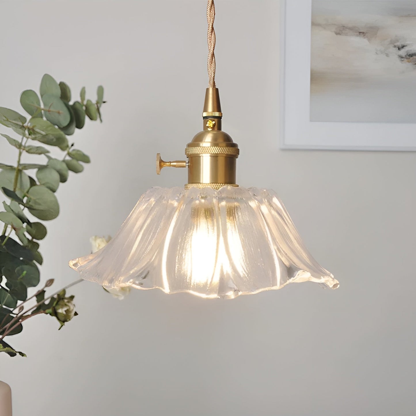 Pendant Lamp with Floral Motif – Warm Light & Stylish Design | For Your Home | Karnz