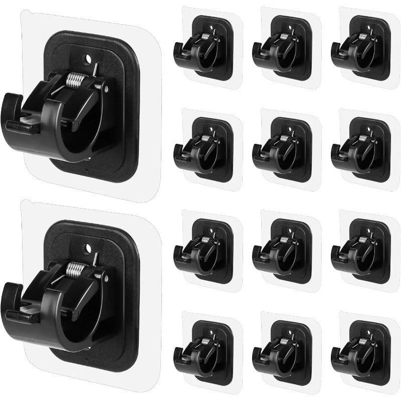 BowLift | Nail-Free Adjustable Curtain Rod Bracket Holders – Drill-Free & Wall-Safe