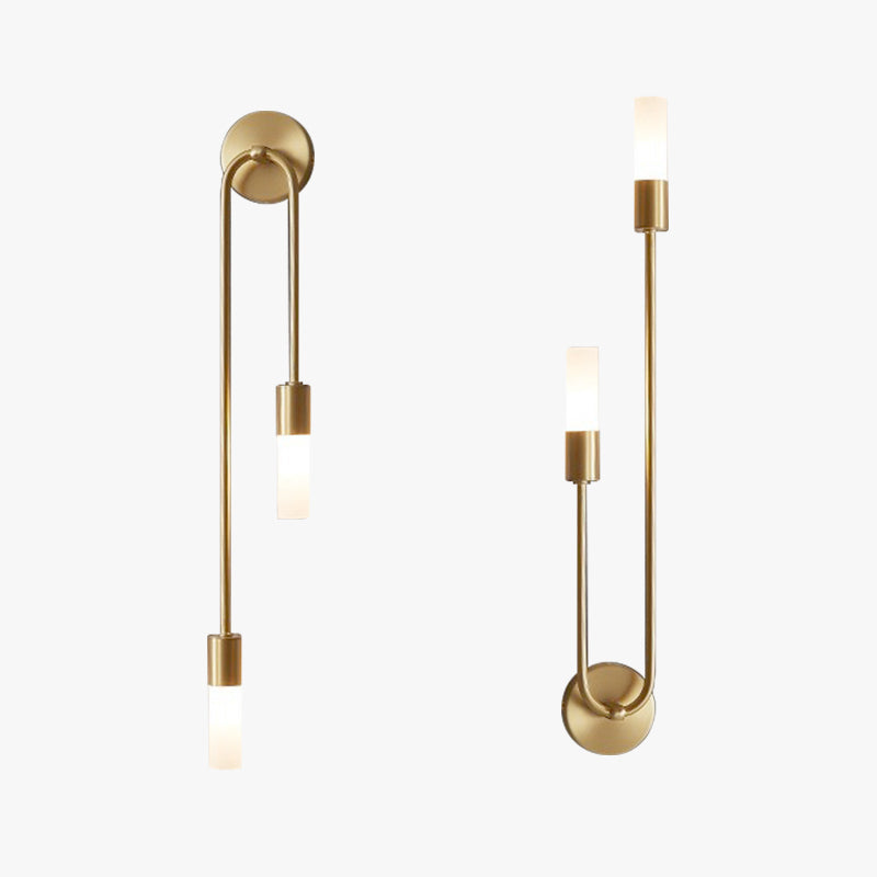Modern Gold LED Bedside Wall Lamp Kalsten