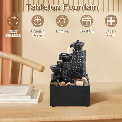 Skanto | RuheMoment LED Fountain – Calming Atmosphere in Modern Design
