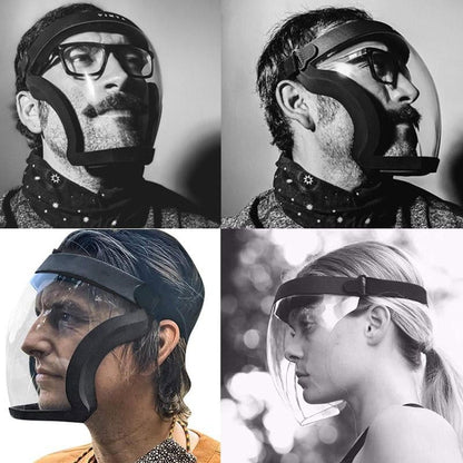 BowLift | Full Face Protection Large Transparent Face Shield