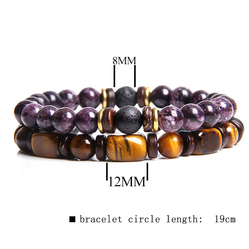 Skanto | African Turquoise & Tiger Eye Bracelet - Naya
