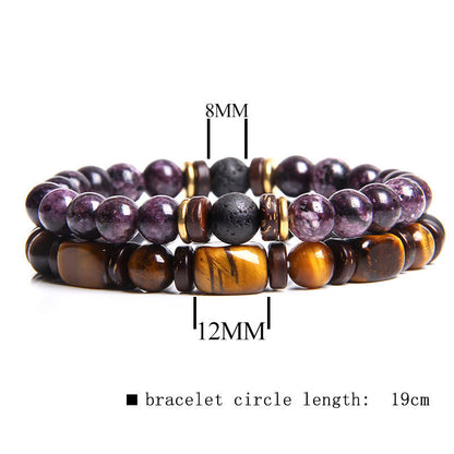 Skanto | African Turquoise & Tiger Eye Bracelet - Naya