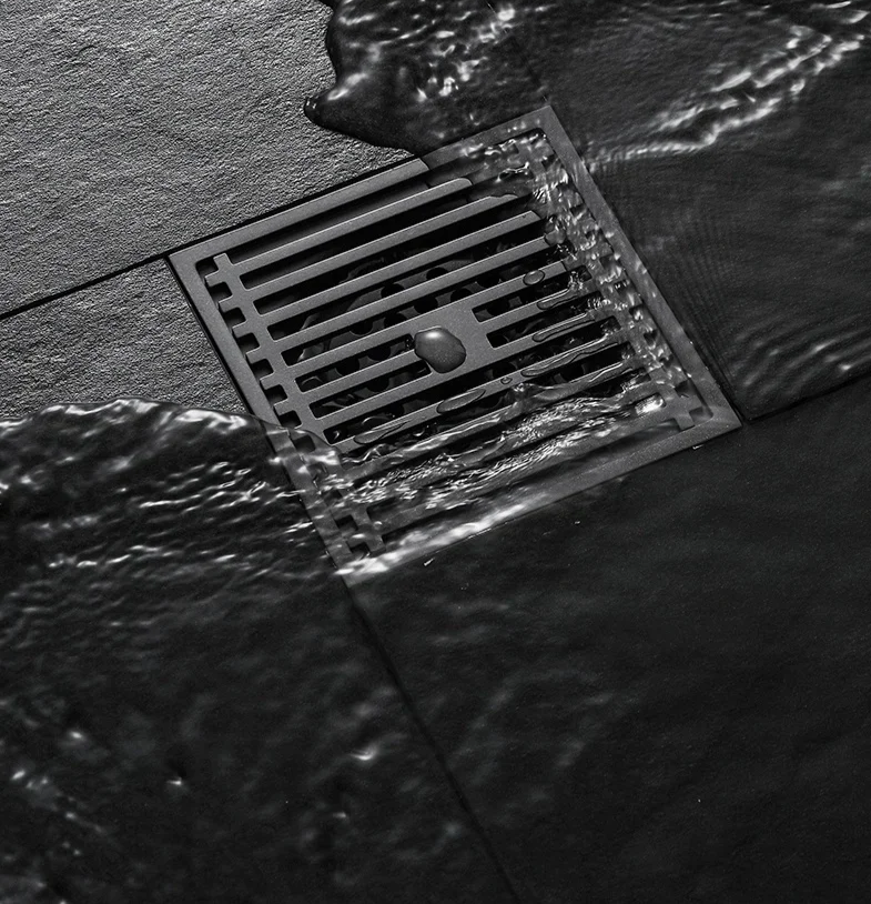 AquaShield Square Stainless Steel Floor Drain Bowlift