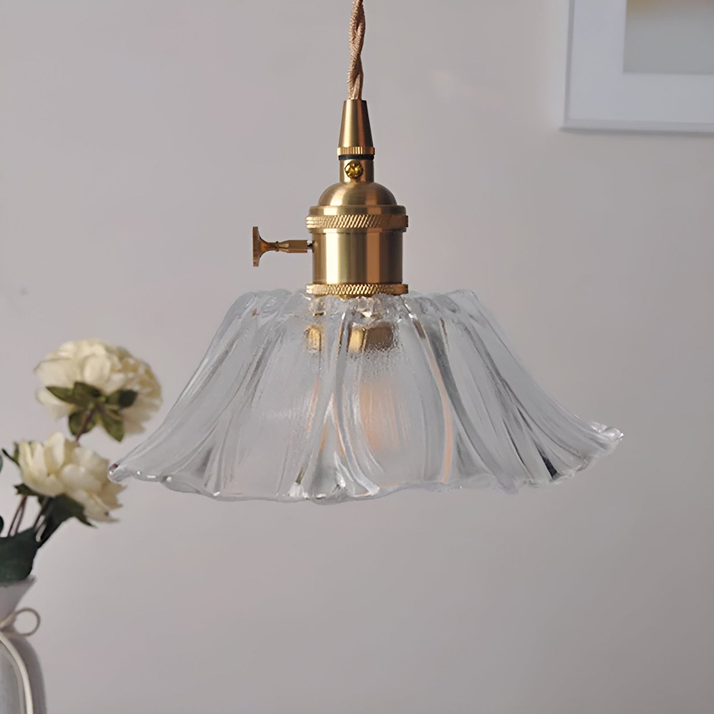 Pendant Lamp with Floral Motif – Warm Light & Stylish Design | For Your Home | Karnz
