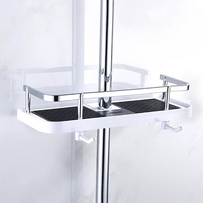 BowLift | Bathroom Pol-Shower Shelf Holder