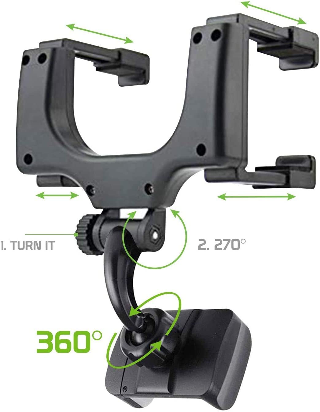 Brehn | Pro Max 360° Rearview Mirror Phone Holder