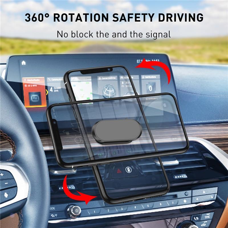 360° rotatable compact car phone holder (magnetic) | Brehn