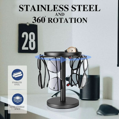 BowLift | 360° Rotating Glasses Stand for Elegant Organization
