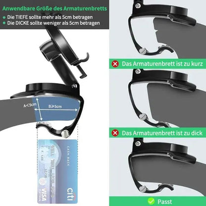 BowLift | 360° Redatable car phone holder – safely & flexibly mountable