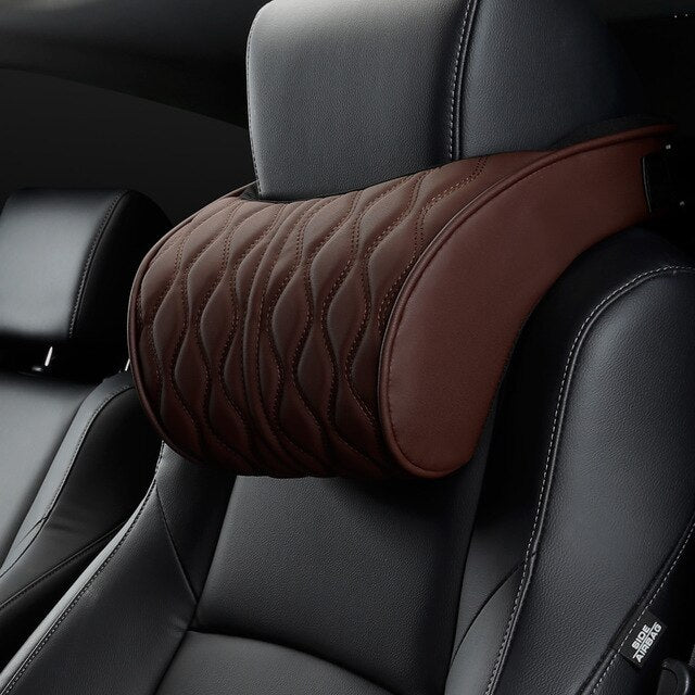 BowLift | Travel Pillow Set Leather with Memory Function