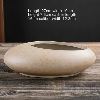 BowLift | Large-caliber Ceramic Flowerpot for Office and Balcony