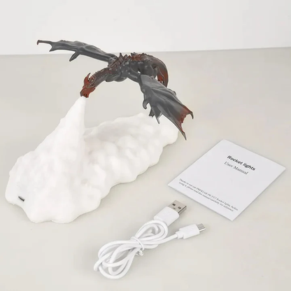 Skanto | Fire-Breathing Dragon Lamp