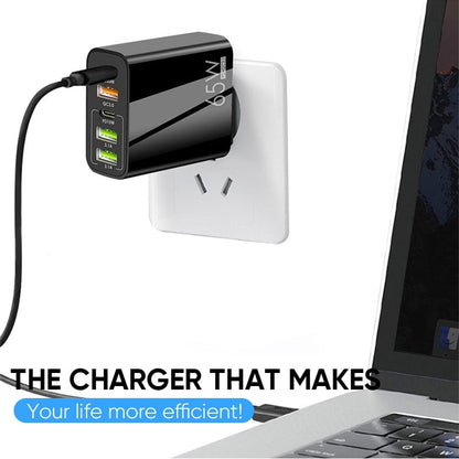 Multi-Port Adapter 65W Fast Charger - US Standard