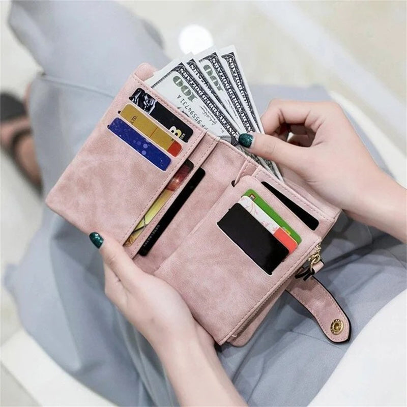 BowLift | Women's Small Trifold Leather Wallet