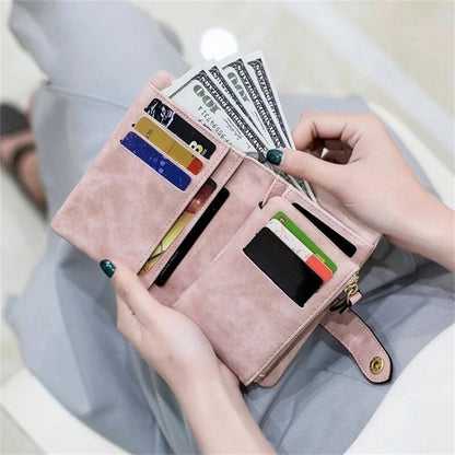 BowLift | Women's Small Trifold Leather Wallet