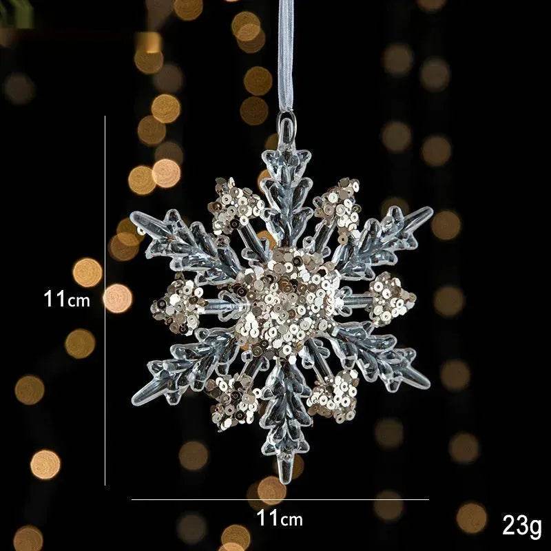 Skanto | Christmas Decorations Sequins Acrylic Transparent Pendant