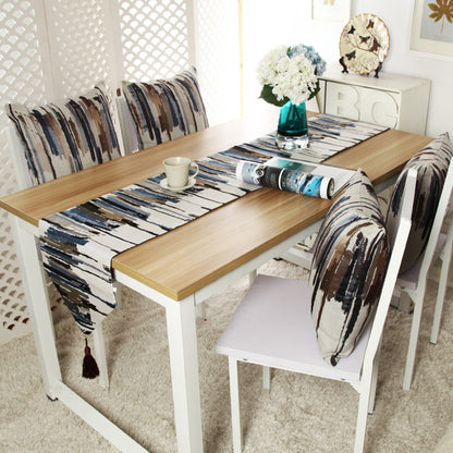 Artistic Striped Table Runner