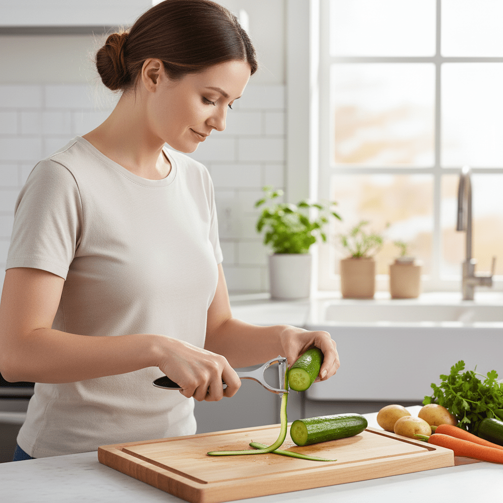 Skanto | High-Quality Stainless Steel Vegetable Peeler for Kitchen and Everyday Use