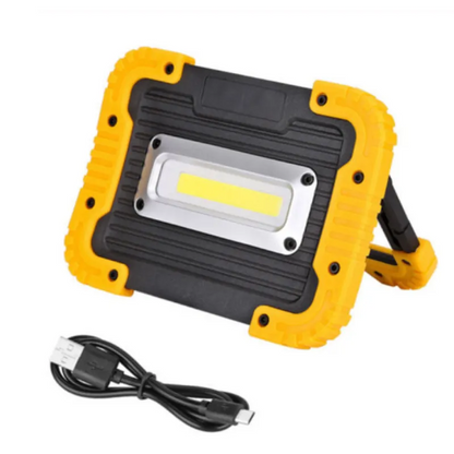 BowLift | Rechargeable LED Construction Spotlight – Portable Work Light with USB and Durable Housing