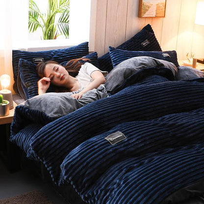 Skanto | Thick Corduroy Velvet Bedding Set