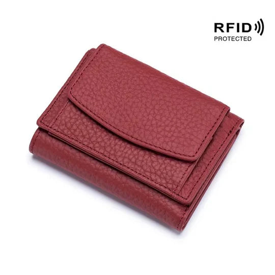 BowLift | RFID Blocking Wallet | Compact Leather Card Holder | Slim Travel Accessory for Men & Women
