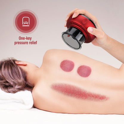 Sandsberg of pain relief with the intelligent cupping device