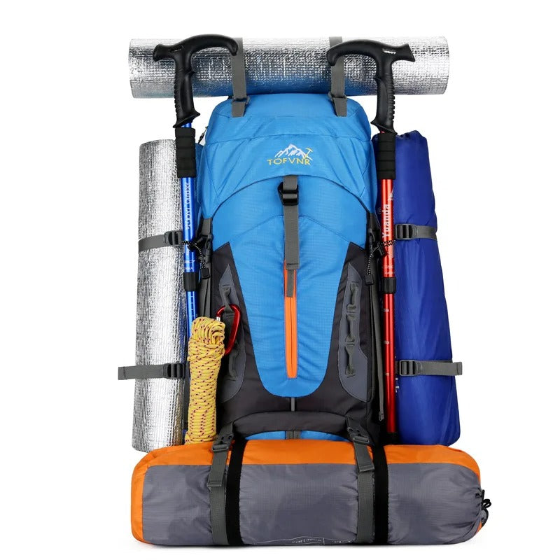 TrailBlazer Backpack – Robust 65L Waterproof Backpack Bowlift