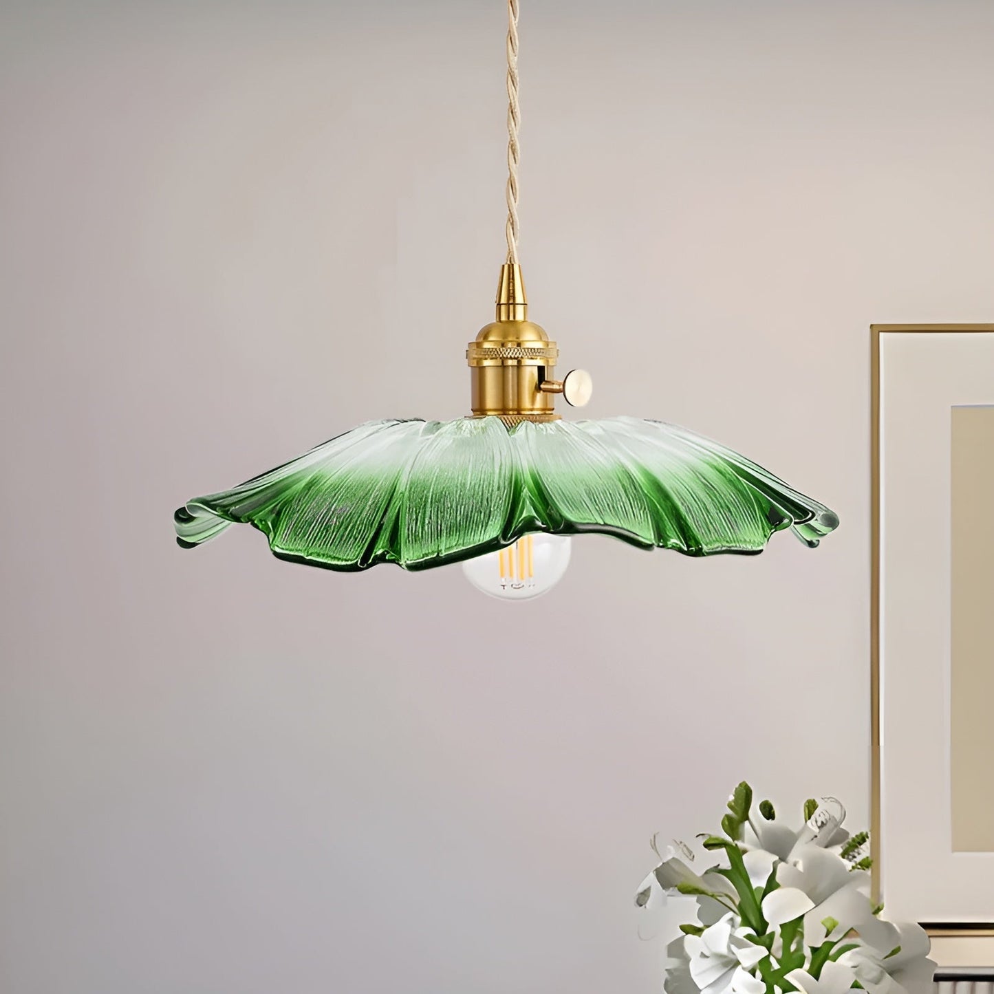 Pendant Lamp with Floral Motif – Warm Light & Stylish Design | For Your Home | Karnz