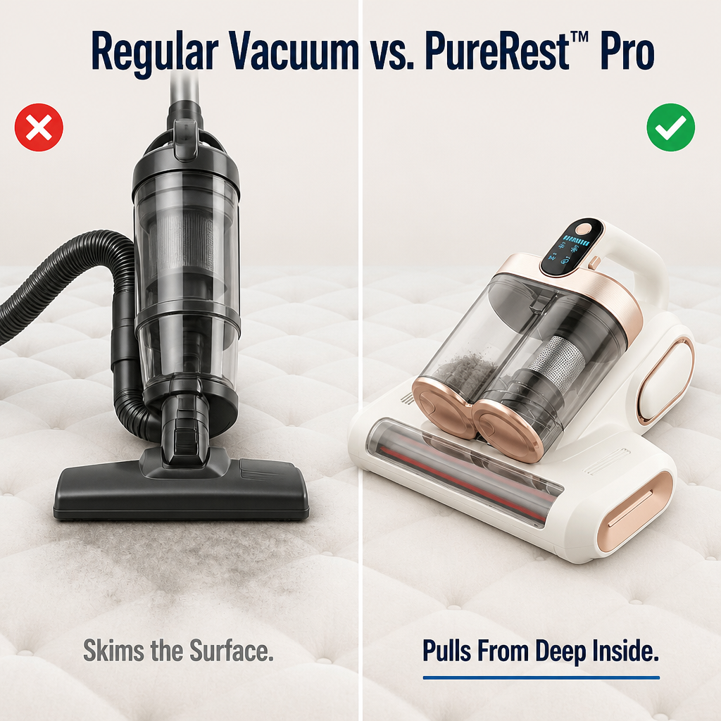Cordless mattress cleaner with UV-C | Karnz