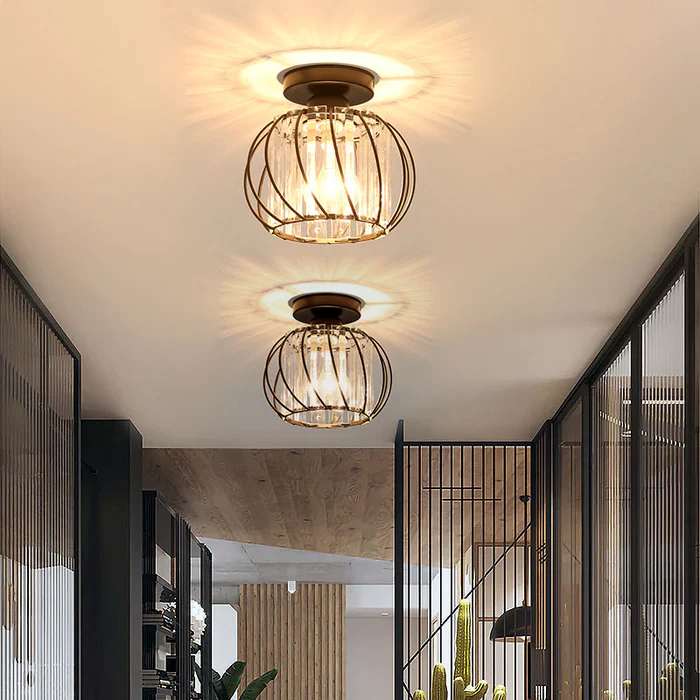 BowLift | Pendant Light Black Glass Globe Ceiling Fixture