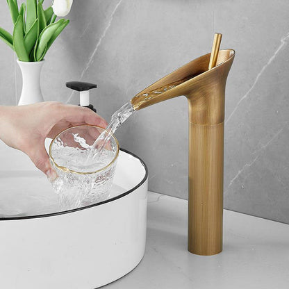 Copper single cold outdoor anti-freeze cold and hot antique faucet