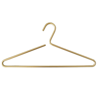 Space Aluminum Alloy Clothes Hanger Solid Matte Gold Clothes Hanger