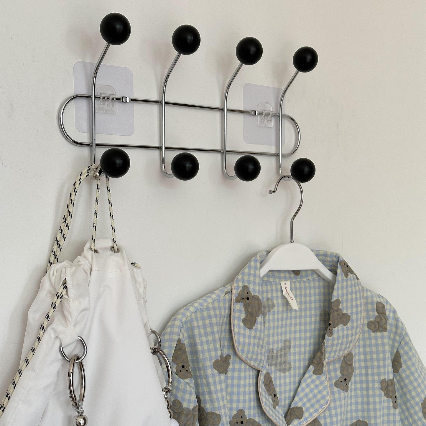 Wall Traceless Hook Traceless Nail Iron Decorative Storage Coat Hook Fitting Room