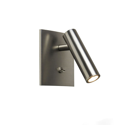 Reading wall lamp with switch wall lamp bedroom bedside French square wall lamp