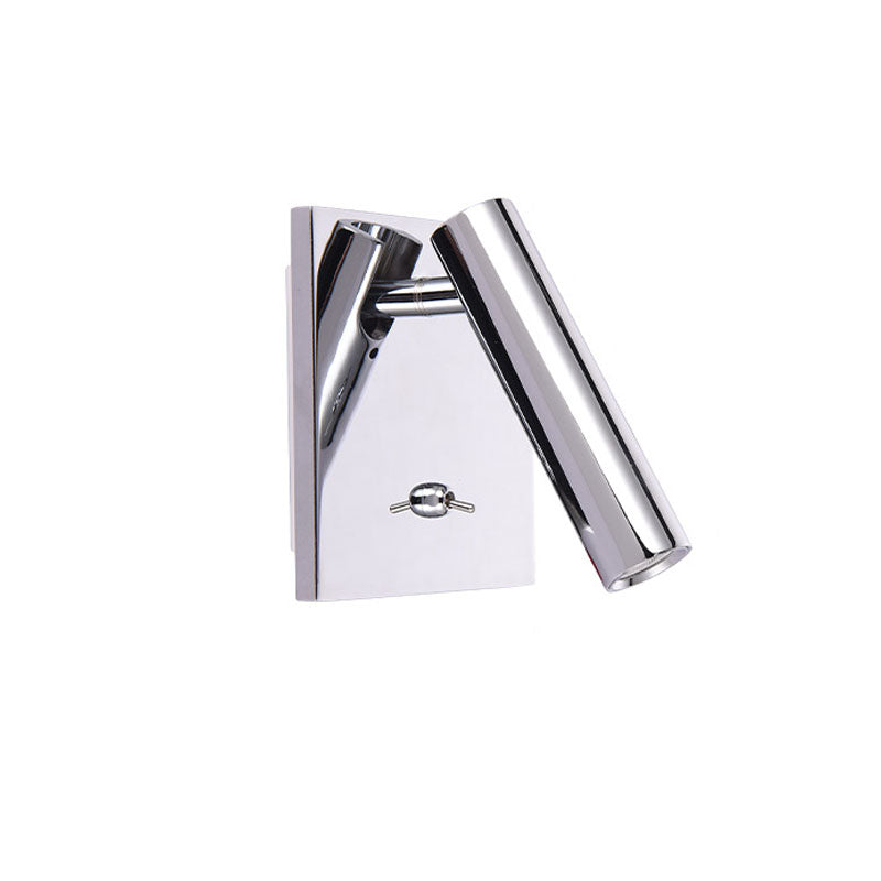 Reading wall lamp with switch wall lamp bedroom bedside French square wall lamp