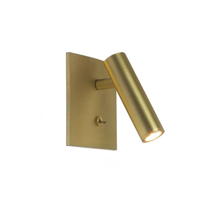 Reading wall lamp with switch wall lamp bedroom bedside French square wall lamp