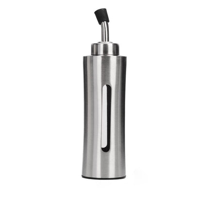 Stainless steel oil pan, soy sauce bottle, vinegar bottle, seasoning oil pan, leak-proof oil pan, kitchen condiment bottle, teppanyaki oil pan