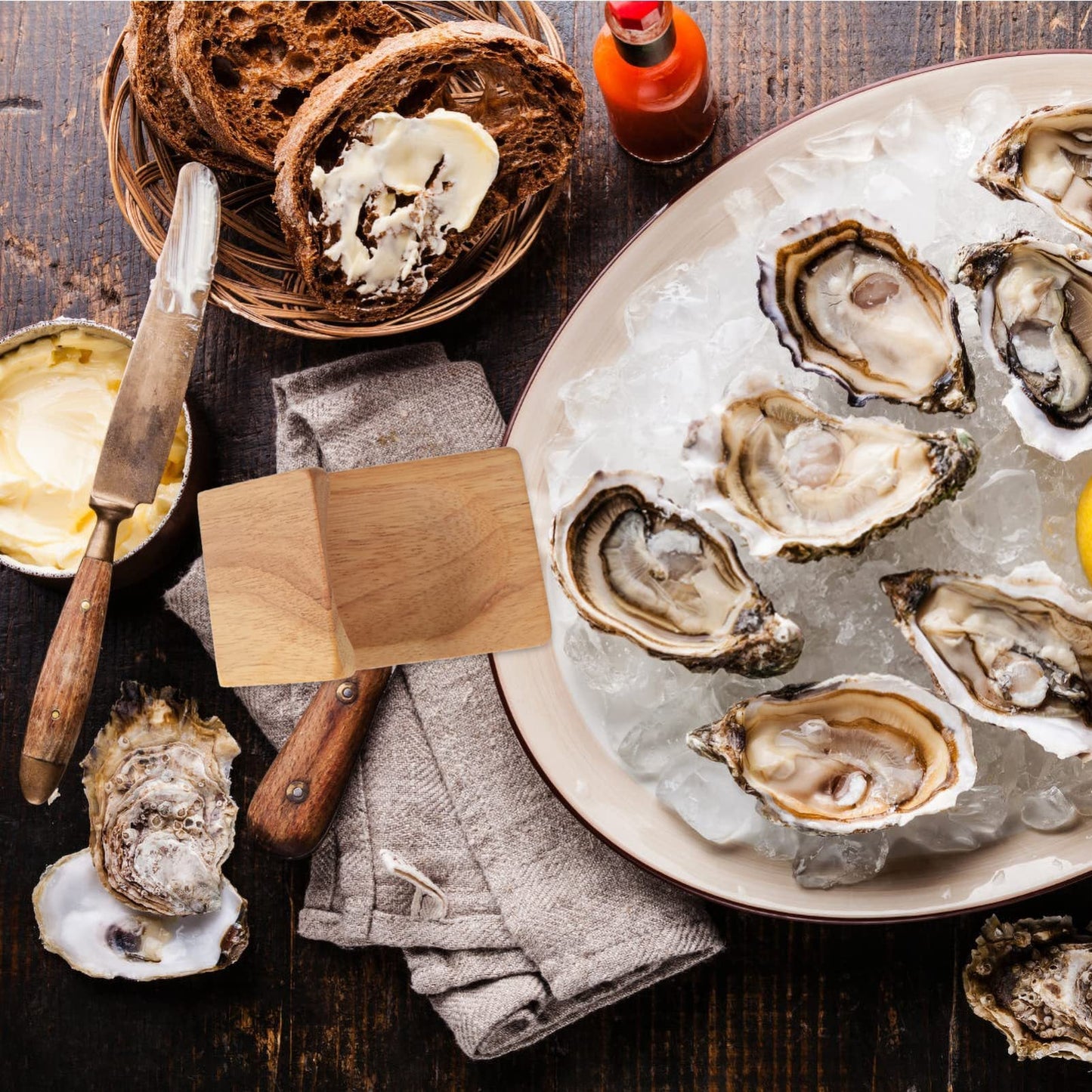 BowLift 丨 Oyster Shell Clip & Stainless Steel Oyster Knife Kitchen Tools