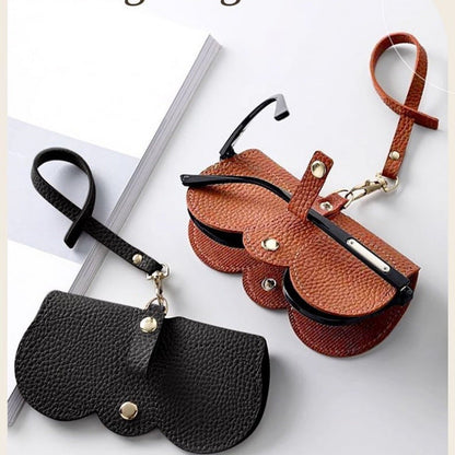 BowLift|Leather Eyeglass Case Pouch|Fashion Leather Portable for Daily Travel