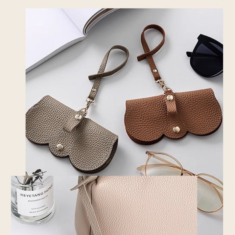 BowLift|Leather Eyeglass Case Pouch|Fashion Leather Portable for Daily Travel