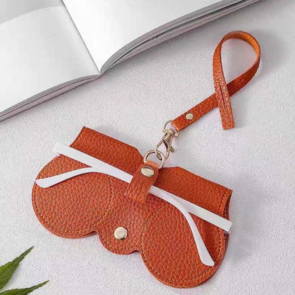 BowLift|Leather Eyeglass Case Pouch|Fashion Leather Portable for Daily Travel
