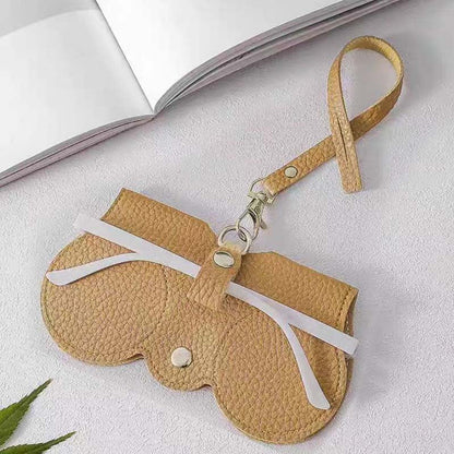 BowLift|Leather Eyeglass Case Pouch|Fashion Leather Portable for Daily Travel